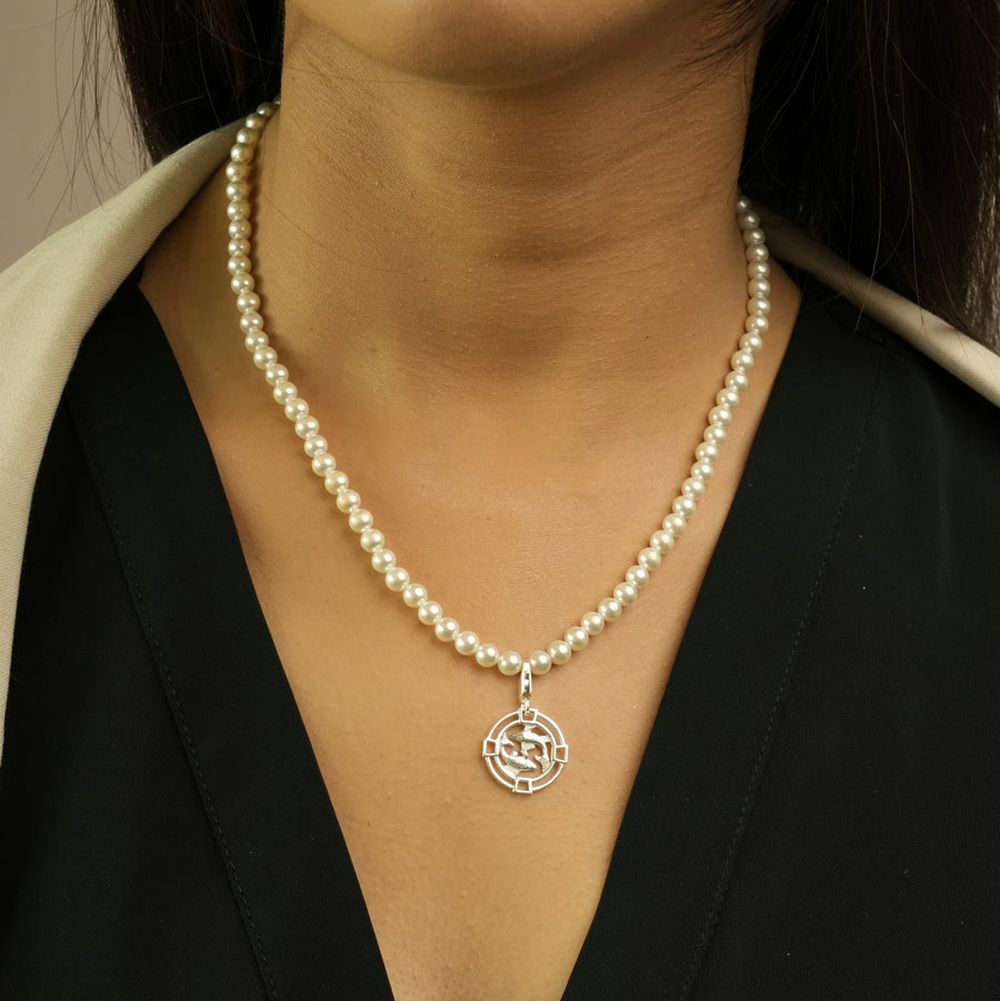 Pisces Pearl Necklace