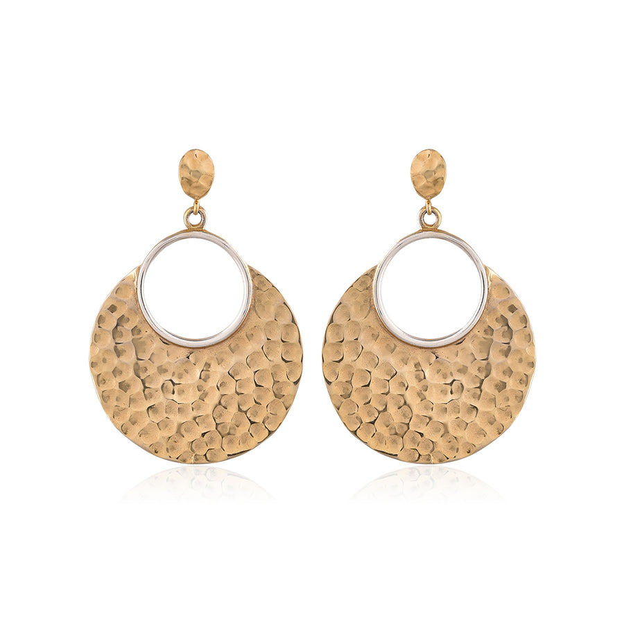 Golden Cobbled Lane Earring