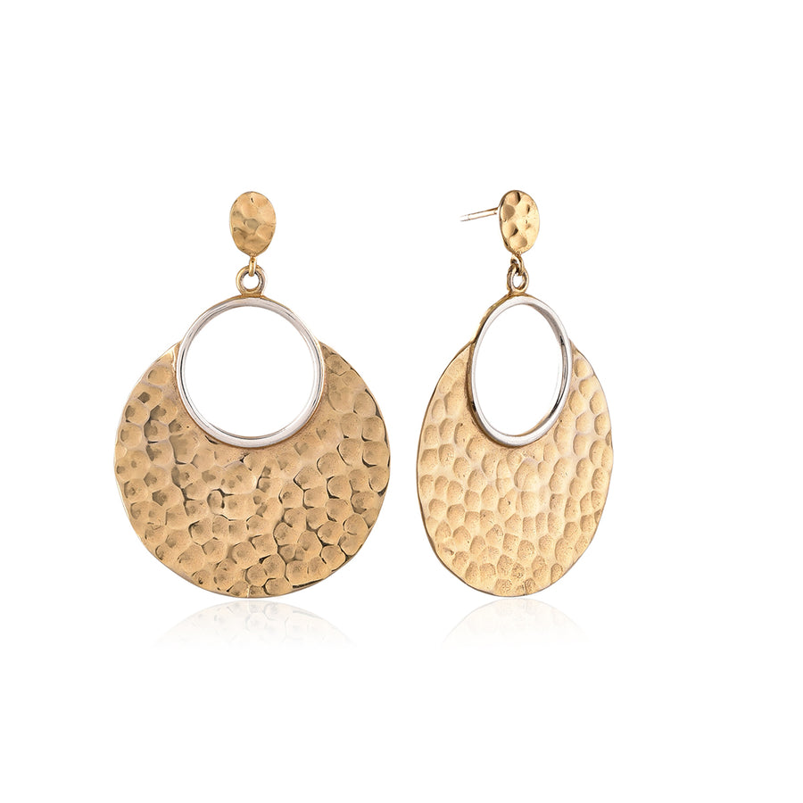 Golden Cobbled Lane Earring