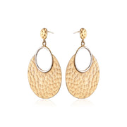 Golden Cobbled Lane Earring