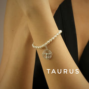 Woman Pearl Bracelet - ALL Zodiac Sun Sign in 92.5 Silver