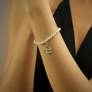 Taurus Pearl 92.5 Silver Bracelet