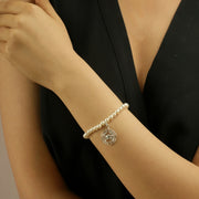 Cancer Pearl 92.5 Silver Bracelet