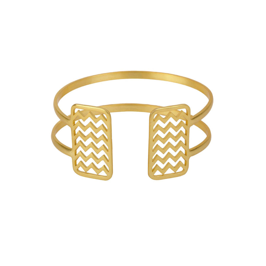 Chevron Zigzag Cuff Bangle