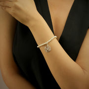 Leo Pearl Silver 92.5 Bracelet