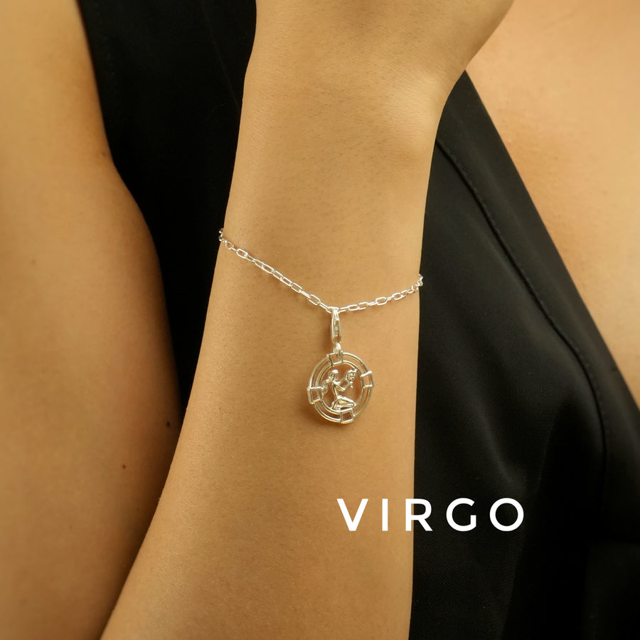 Virgo 92.5 Silver Chain Bracelet