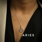 Woman Chain Necklace - ALL Zodiac in 92.5 Silver PLUS Free Thread Bracelet