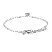 Delicate Link Nazar Magic Bracelet in 92.5 Silver