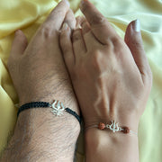 COUPLE - Mahadev's Trishul 92.5 Silver Bracelets