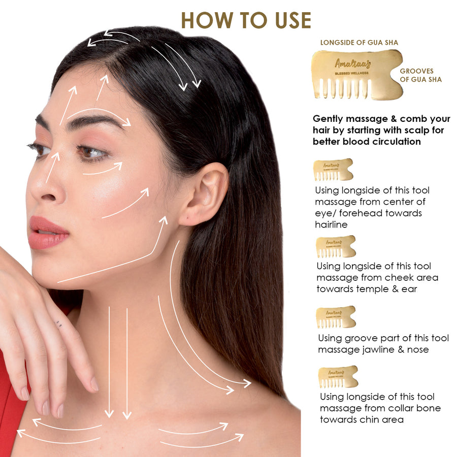 Kansa Comb Gua Sha