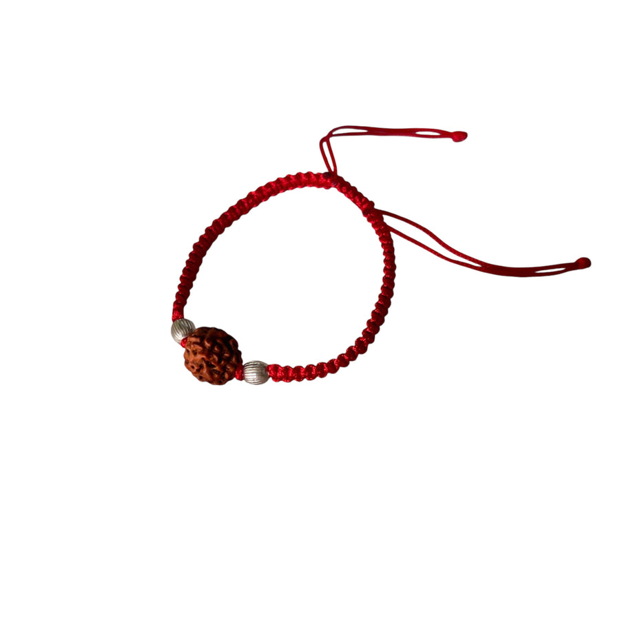 MEN - Rudraksha Shiva Bracelet with 92.5 Silver Beads