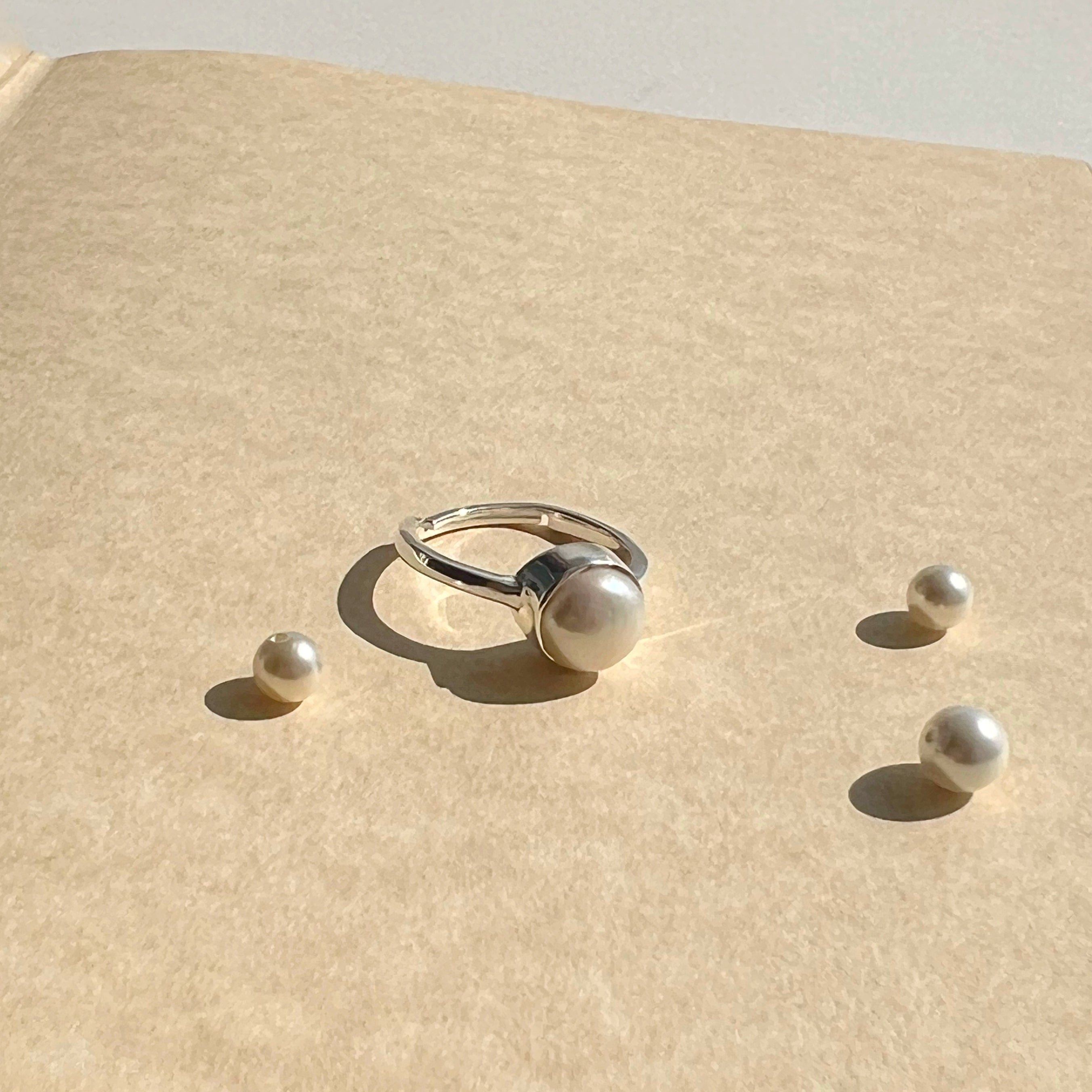 MEN - Pearl Perfect 92.5 Silver Ring