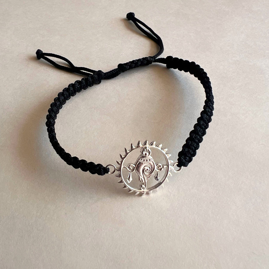 COUPLE - Shankh Blessings 92.5 Silver Bracelets