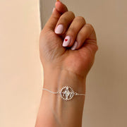 WOMEN - Shankh Blessings – 92.5 Silver Bracelet