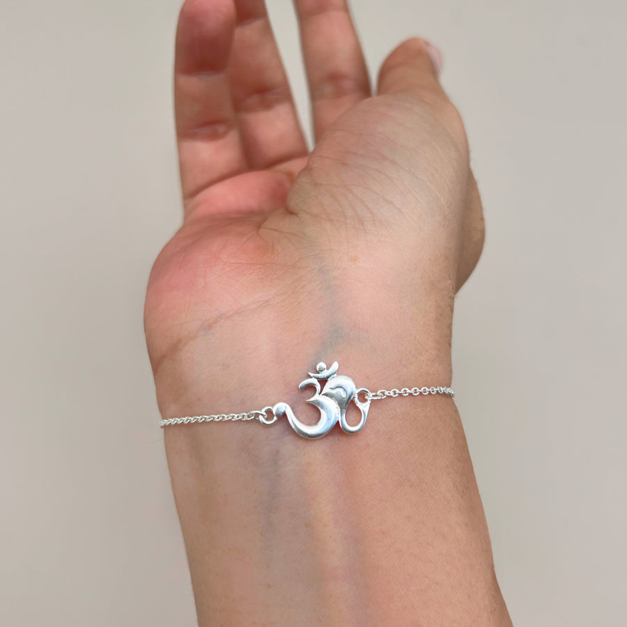 WOMEN - Shubh Om Ganesh 92.5 Silver Bracelet