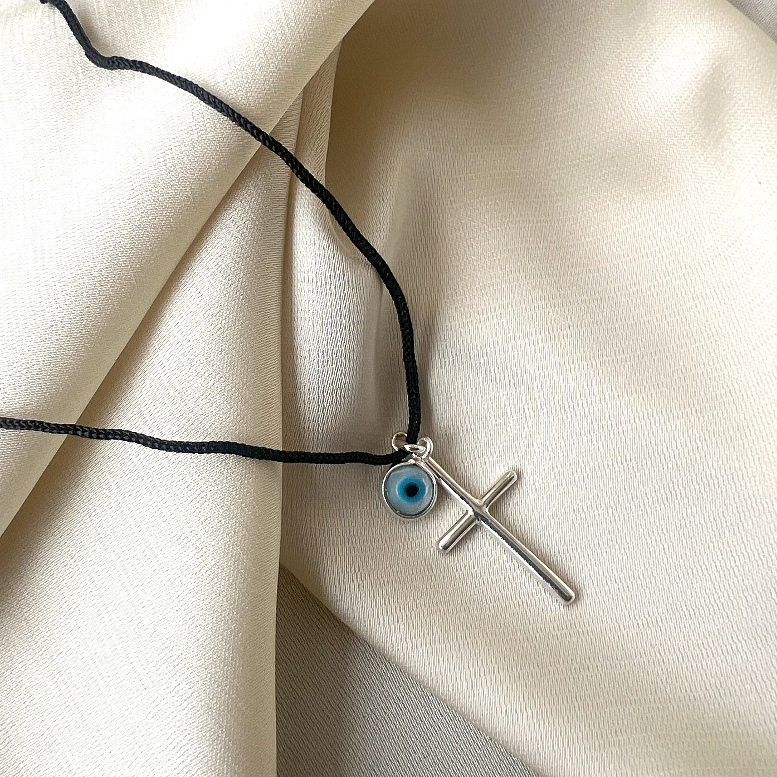 Pendant - Grace with Evileye 92.5 Silver