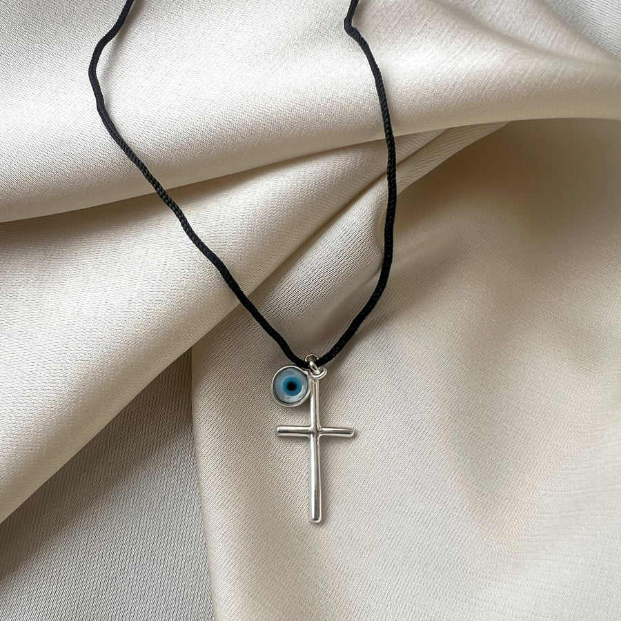 Pendant - Grace with Evileye 92.5 Silver