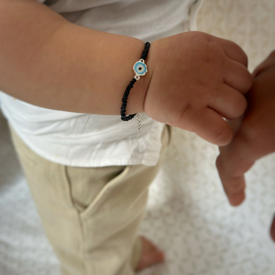 KIDS- Evileye Cutiepie Enamel 92.5 Pure Silver