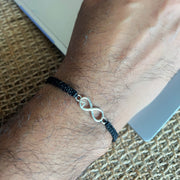 MEN - Infinity 92.5 Silver Bracelet