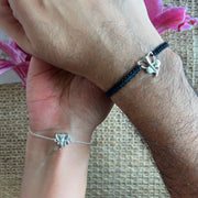 COUPLE - Ganesh ji 92.5 Silver Bracelets