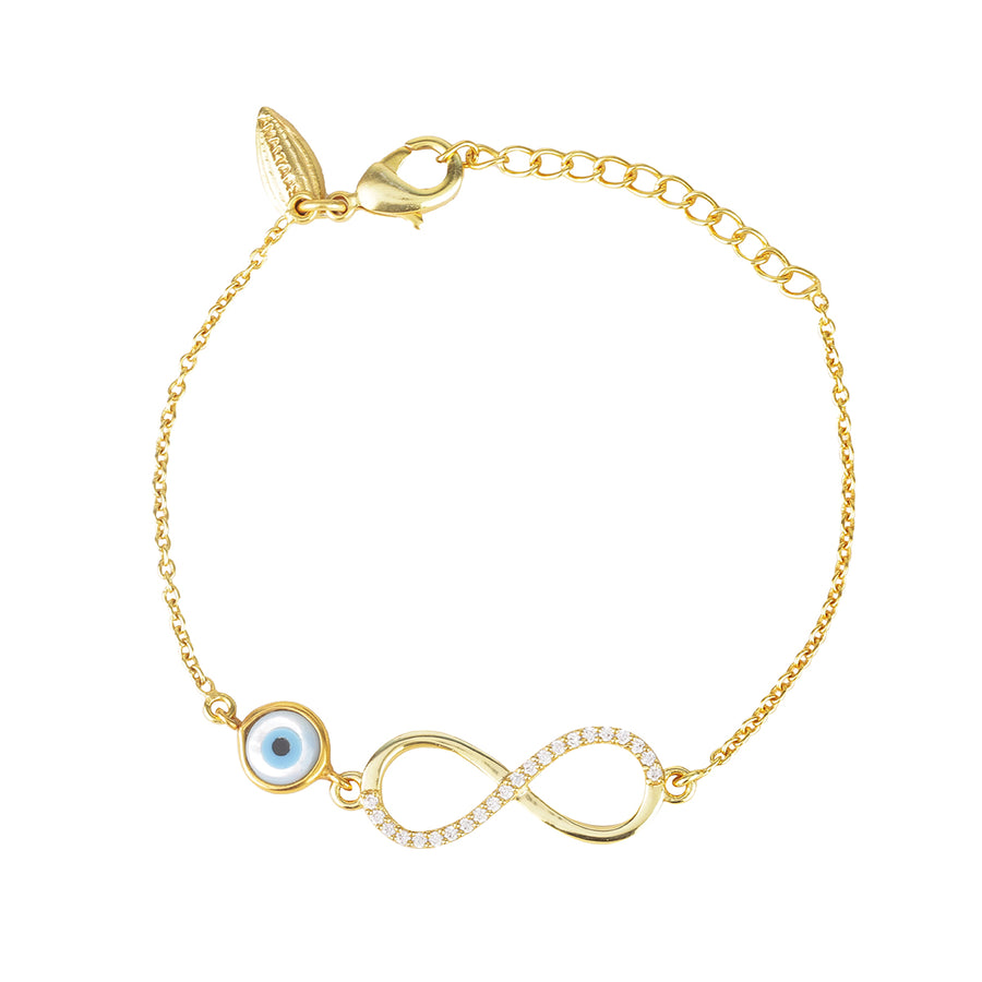 Infinity Evileye (MOP) Bracelet