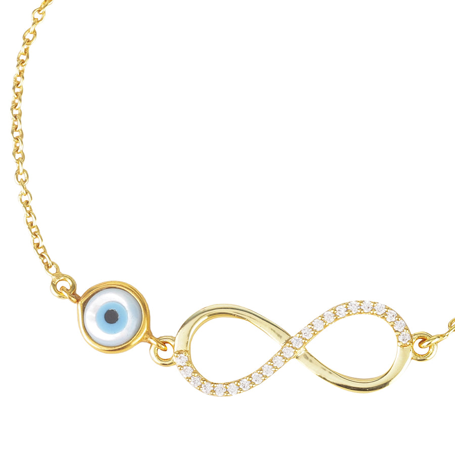 Infinity Evileye (MOP) Bracelet