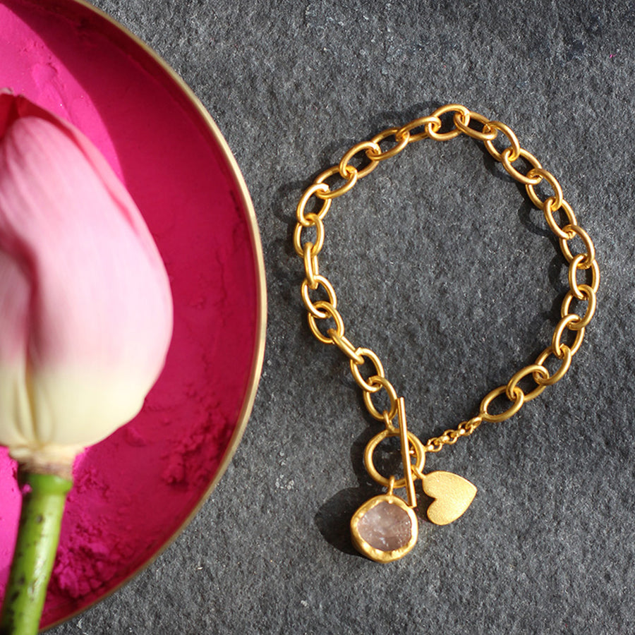 Rose Quartz - Be Mine Bracelet