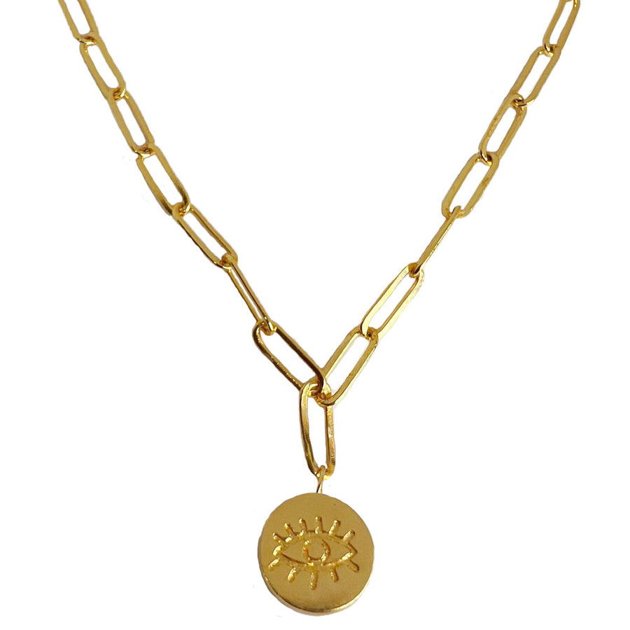 Nazar Big EvilEye LinkChain Necklace