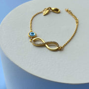 Infinity Evileye (MOP) Bracelet