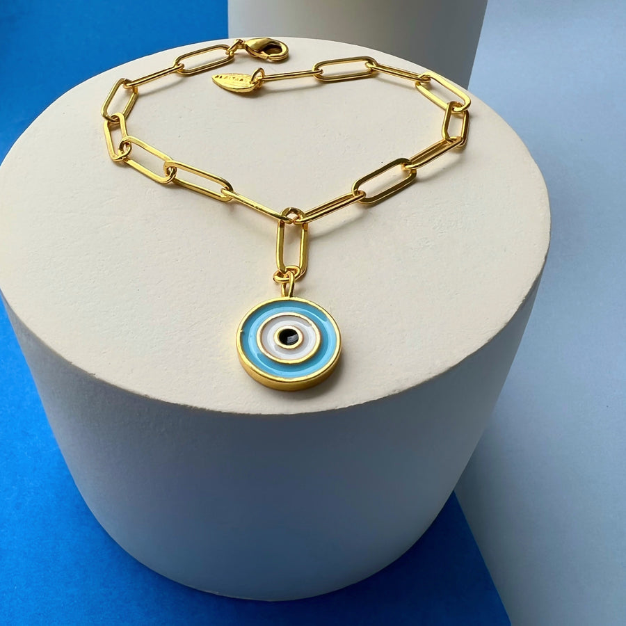 Nazar Big EvilEye LinkChain Bracelet