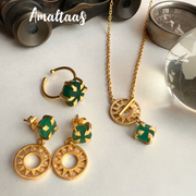 Green Sunny Day Earring